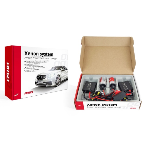 Kit Xenon Amio Slim H7 6000K 01946